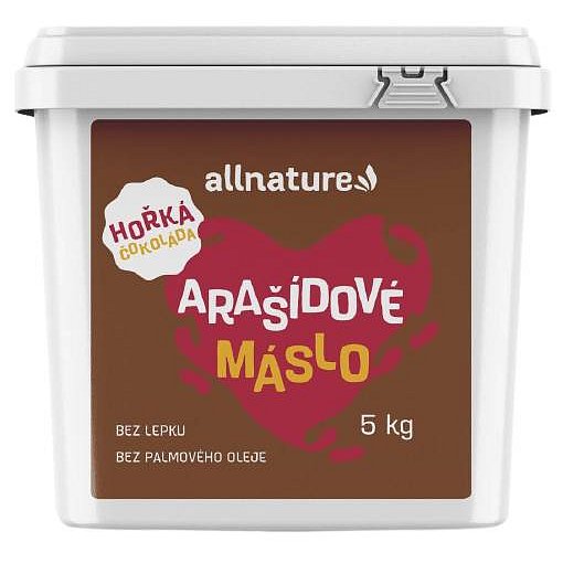 Allnature Arašídové máslo s hořkou čokoládou 5kg