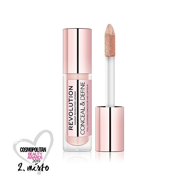 Revolution Tekutý korektor (Conceal & Define Concealer) C 0.5 Supersize 4 g