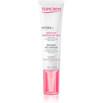 Topicrem UH FACE HYDRA+ Radiance Eye Contour rozjasňující oční krém proti kruhům pod očima 15 ml