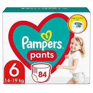 PAMPERS Pants 6 (15 kg+) 84 ks Extra Large Mega box - plenkové kalhotky