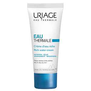 Uriage Výživný a hydratační krém pro suchou až velmi suchou pleť Eau Thermale (Rich Water Cream) 40 ml