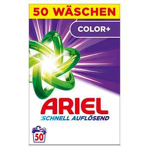 Ariel Color Plus Prášek na praní 3 kg 50 praní