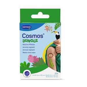 Cosmos Náplast ve tvaru zvířátek Jungle 12ks