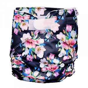 GaGa's pleny Látková plena AIO Květy na suchý zip