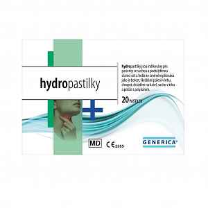 Generica hydropastilky máta bez cukru 20 ks