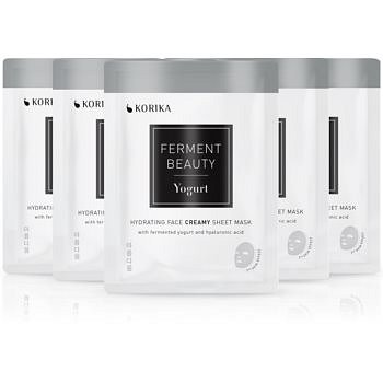 KORIKA FermentBeauty Yogurt and Hyaluronic Acid set pleťových masek za zvýhodněnou cenu