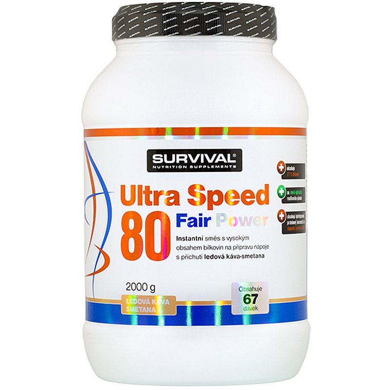 Ultra Speed 80 Fair Power ledová káva-smetana 2000g