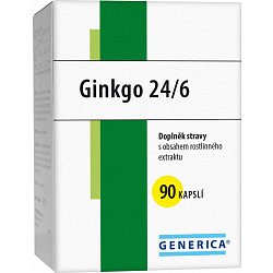 GENERICA Ginkgo 24/6 90 kasplí