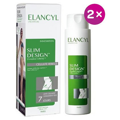 ELANCYL Slim design Zeštíhlující olej 2x200ml DUO