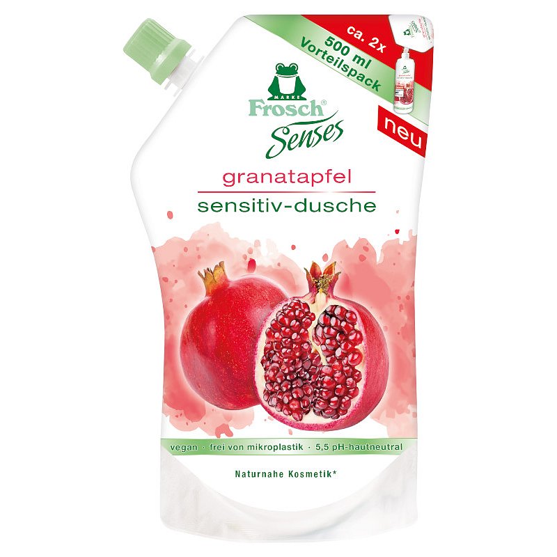 FROSCH EKO Sprchový gel Granátové jablko - náhradní náplň (500 ml)