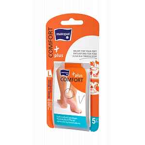 Matopat Comfort Plus hydrokoloidní náplasti L 42 x 68 mm 5 ks