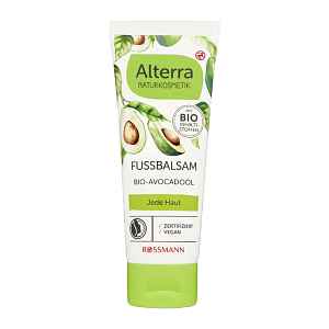 Alterra Naturkosmetik Balzám na nohy Avokádo a citron 75 ml