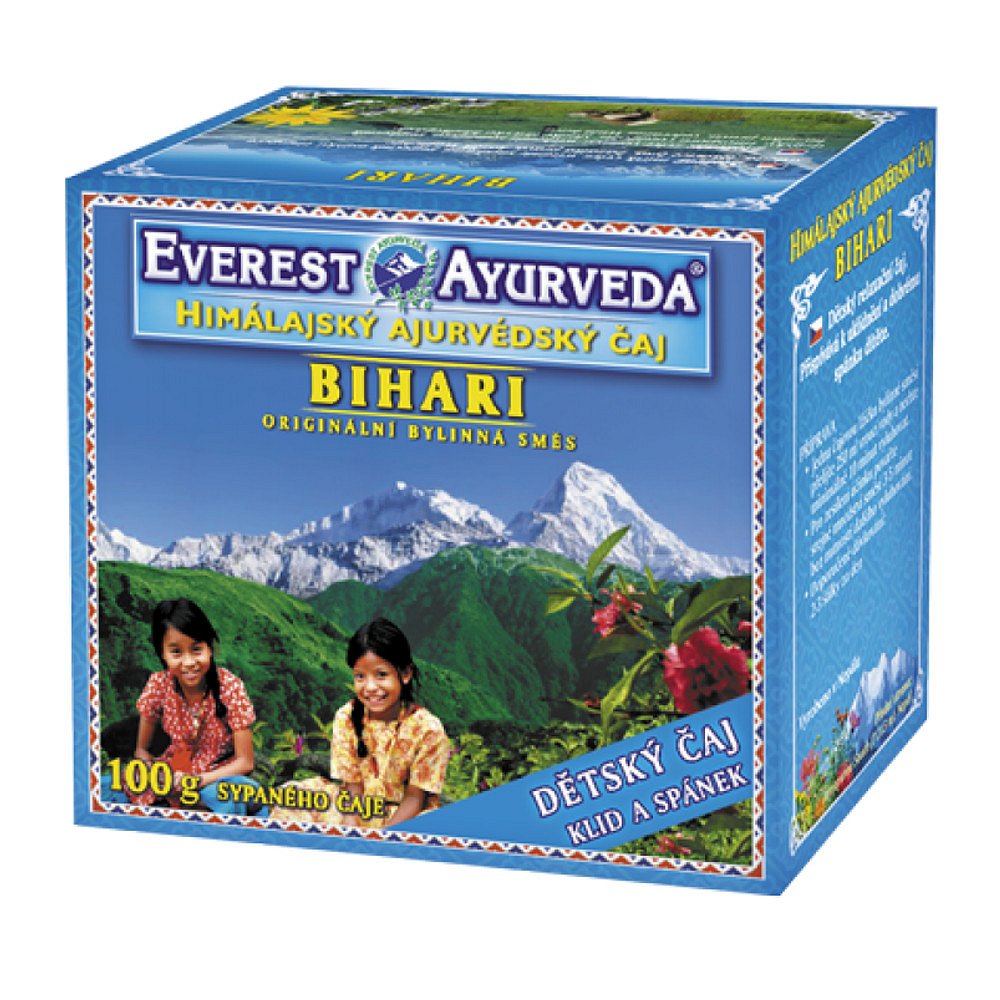 EVEREST-AYURVEDA BIHARI Klid a spánek 100 g sypaného čaje