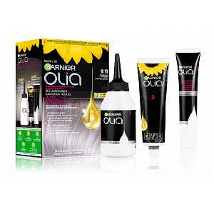 Garnier Olia 9.11 Metalická stříbrná permanentní barva na vlasy