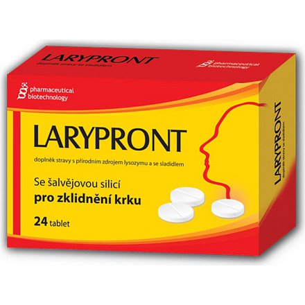 Larypront se šalvějovou silicí tbl.24