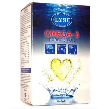 LYSI Omega 3 rybí tuk 80cps.