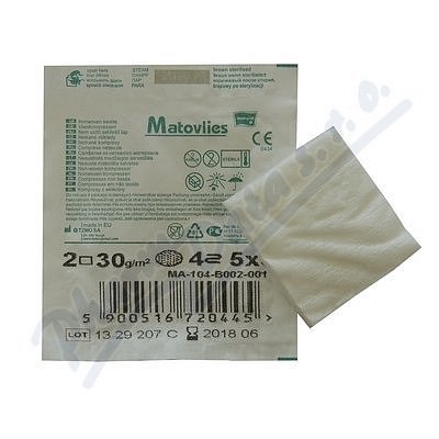 Matovlies 5x5cm á2ks kompresy z net.text.30g 4V