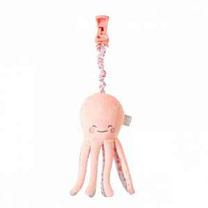 Saro Baby chobotnička s klipem Happy Sea Pink
