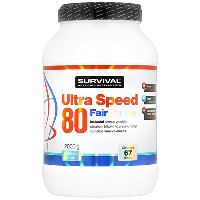 Ultra Speed 80 Fair Power vanilka-kokos 2000g