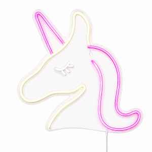 2Kids Toys LED NEON LIGHT lampička Jednorožec růžovobílý