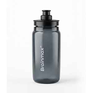 BrainMax BrainMax® Plastová láhev, bidon, kouřově šedá, 550 ml