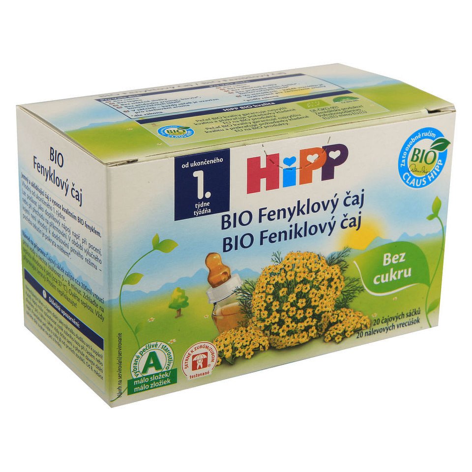HiPP ČAJ SÁČK.BIO Fenyklový čaj 20x1.5g