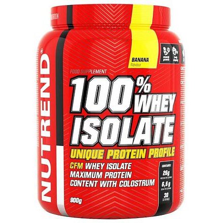 NUTREND 100% Whey Isolate banán 900g