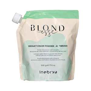 Zesvětlující pudr pro odstranění chemické barvy z vlasů Inebrya Blondesse Reduct Color Powder Antibrass - 500 g