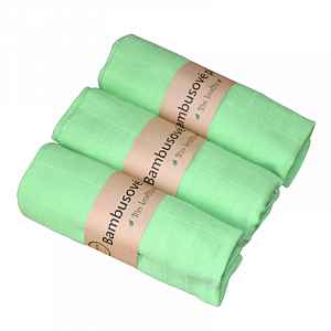 GaGa's pleny Bambusové pleny Premium Quality mušelín Zelená