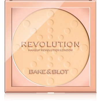 Makeup Revolution Bake & Blot fixační pudr odstín Banana Light 5,5 g