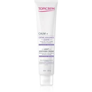 Topicrem UH FACE CALM+ Light Soothing Cream lehký zklidňující krém pro normální až smíšenou pleť 40 ml