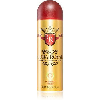 Cuba Royal deodorant ve spreji pro muže 200 ml