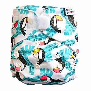 GaGa's pleny Látková plena AIO Tukan na suchý zip