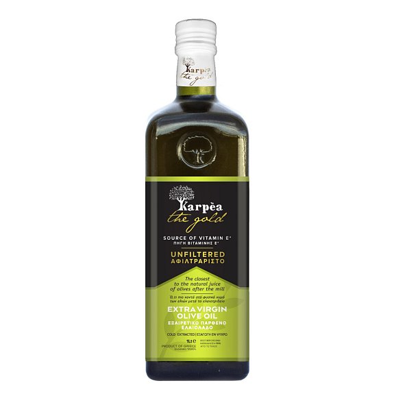 KARPEA Gold extra panenský olivový olej nefiltrovaný 1l