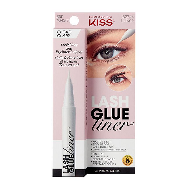 Lepidlo na řasy s oční linkou Lash Glue Liner Clear 0,7 ml