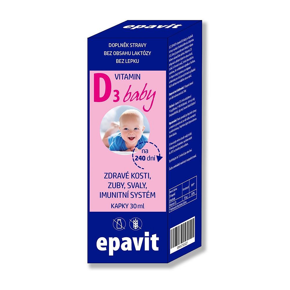 Vitamin D3 baby EPAVIT kapky 30 ml