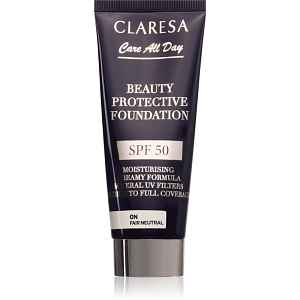 Claresa Care All Day Beauty Protective Foundation ochranný make-up SPF 50 odstín 0N Fair Neutral 30 ml