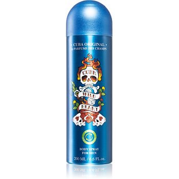 Cuba Wild Heart deodorant ve spreji pro muže 200 ml