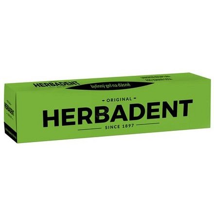 HERBADENT ORIGINAL bylinný gel na dásně 25g NEW