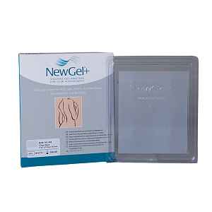 NewGel+ NG-301 12,7 x 15,2 cm silikonová náplast 1 ks průhledná