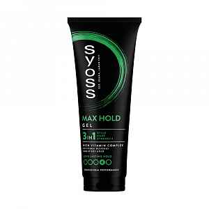 SYOSS gel max hold 250ml zelený
