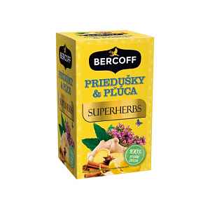 Bercoff Superherbs Průdušky & plíce bylinný čaj aromatizovaný 15 ks