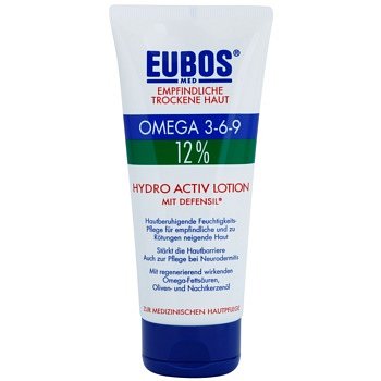 Eubos Sensitive Dry Skin Omega 3-6-9 12% tělový balzám pro posílení ochranné bariéry s dlouhotrvajícím hydratačním účinkem  200 ml