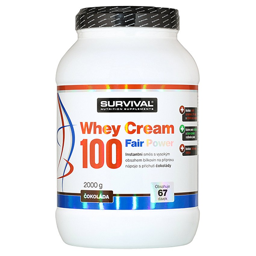 Whey Cream 100 Fair Power čokoláda 2000g