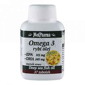 MedPharma Omega 3 rybí olej Forte tob.37