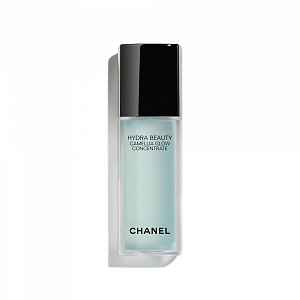 CHANEL Hydra beauty camellia glow concentrate Jemný peelingový hydratační koncentrát s aha kyselinami  - LAHVIČKA S PUMPIČKOU 15ML 15 ml