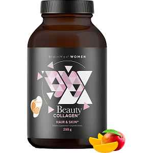 BrainMax Women Beauty Fish Collagen, mořský rybí kolagen Naticol®, 250 g Příchuť: Mango
