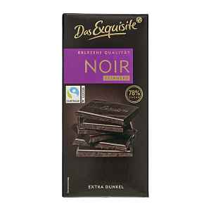Das Exquisite Extra hořká čokoláda Noir s 78 % kakaa 100 g