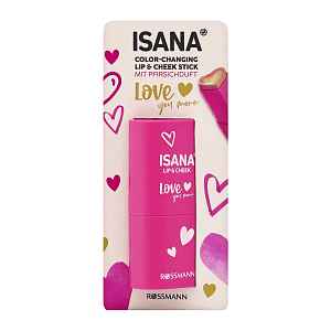 ISANA Balzám na rty a tvářenka Love you more 5,5 g