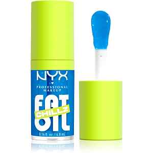 NYX Professional Makeup Fat Oil Chillz olej na rty s chladivým účinkem odstín Polar Peppermint 4.8 ml